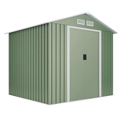 Light Green Plus M Cobertizo de Metal Jardin Verde 4,72 m2  con MONTAJE y ENTRGA INCLUIDO