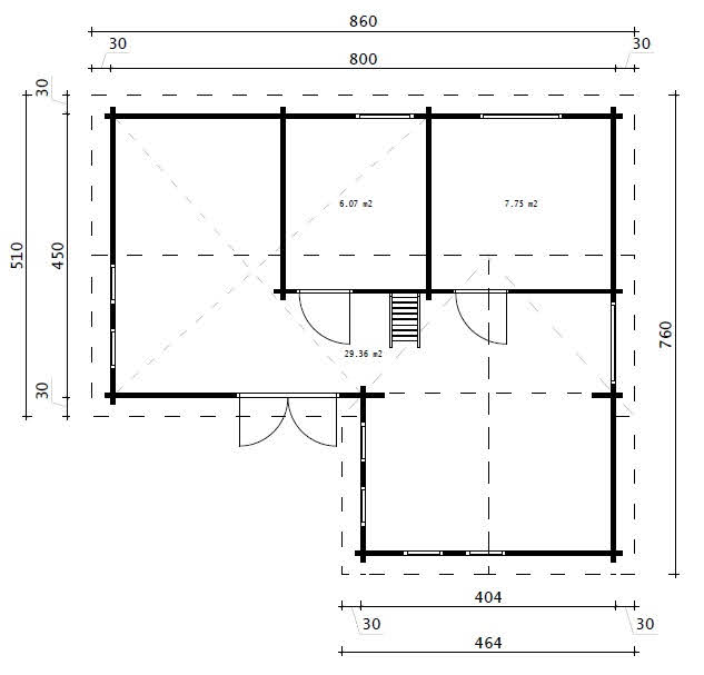 Casa de madera Sant Cugat 60 m2 4 Casa de madera Sant Cugat 60 m2 - Imagen 4