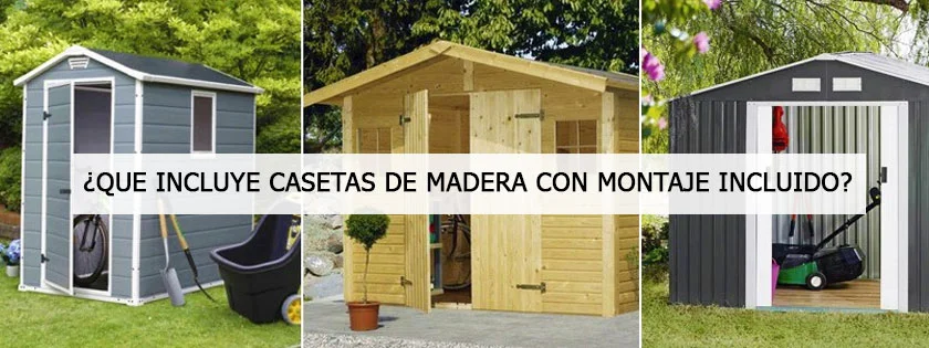 Caseta de madera Pekkala con MONTAJE y ENTRGA INCLUIDO (copia) - Tienda  online CARPINTERO CAT